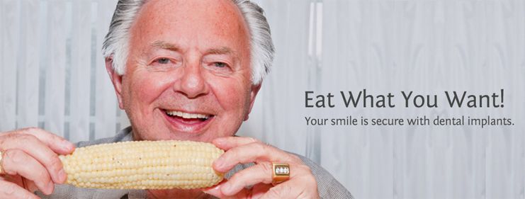 Smile is secure with dental implants